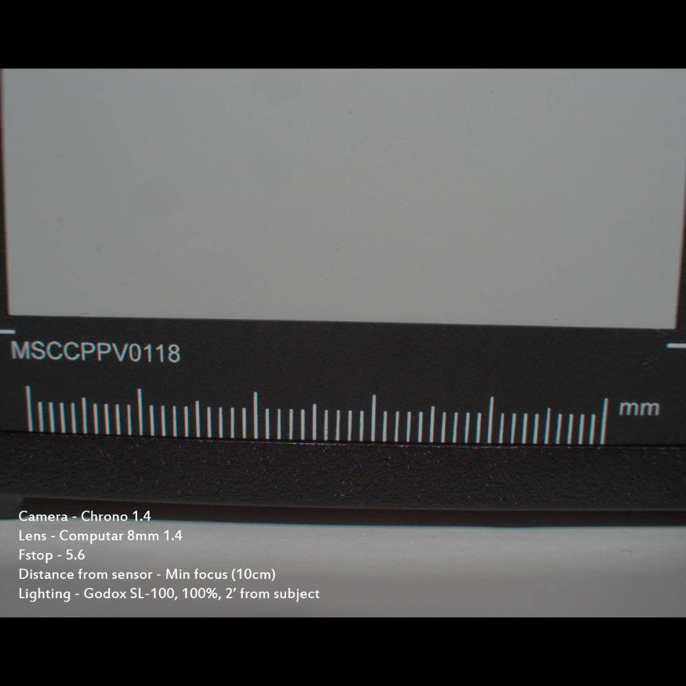 Computar 8mm f/1.4 prime lens