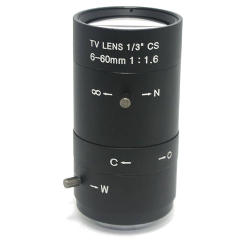 6-60mm f/1.6 zoom lens